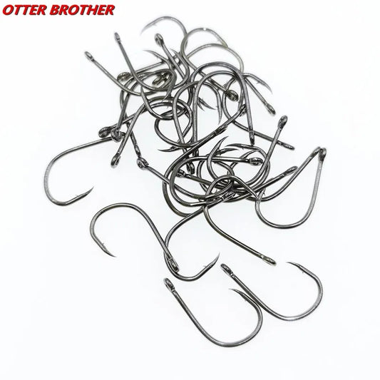 Carbon Steel Fishing Hook, 30-piece set, size 3-12 #