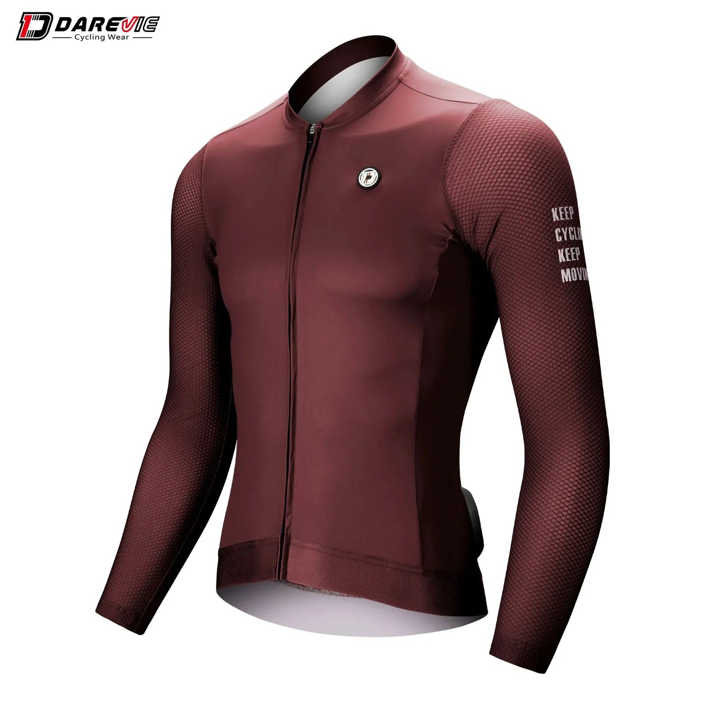 DAREVIE Maillot de Ciclismo Hombre Verano 2024 Transpirable Manga Larga Ropa de Ciclismo Hombre MTB Carretera Anti-UV Camisa de Ciclismo Hombre