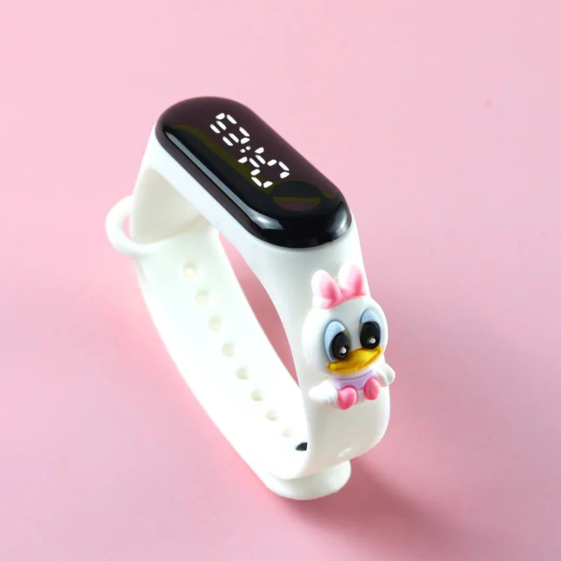 Reloj deportivo impermeable para niños, reloj SpidSuffolk Butter para niñas, pulsera electrónica, reloj táctil LED, de moda