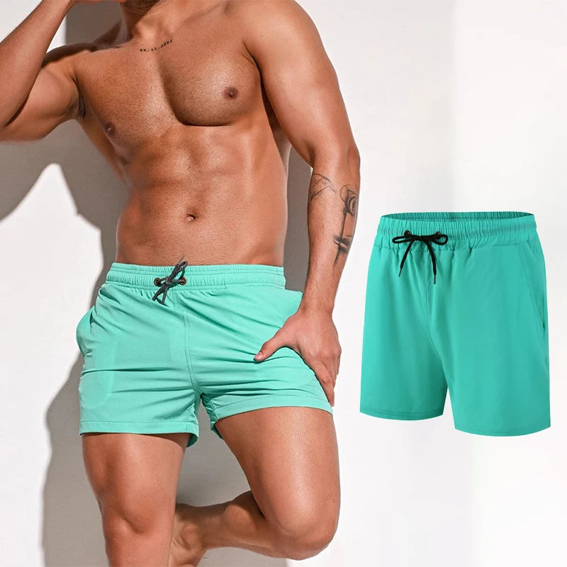 Hommes Shorts de natation été troncs maillots de bain séchage rapide conseil pantalon court maillot de bain Sport maillot de bain surf plage Shorts de bain hommes