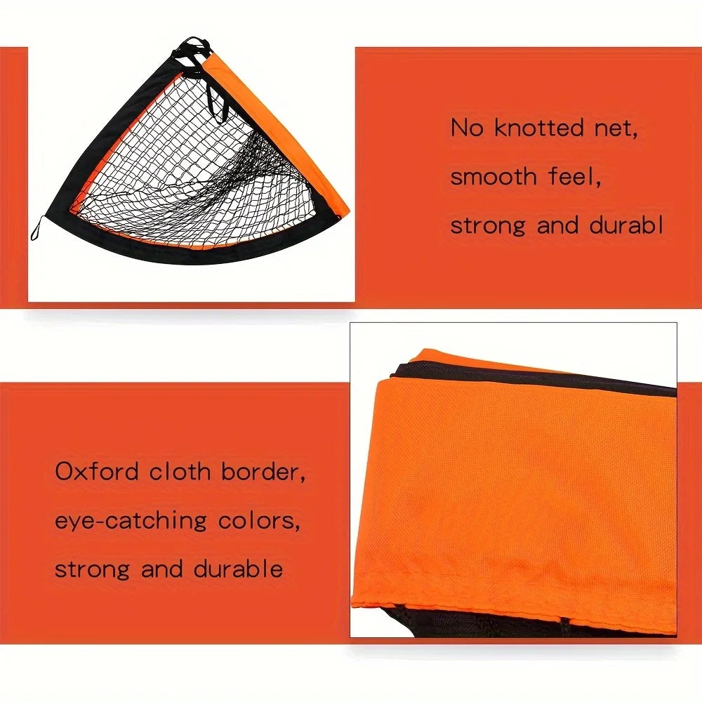 But de Football Pop-Up Portable Pliable Nylon — Entraînement Enfant, Jardin Intérieur & Extérieur