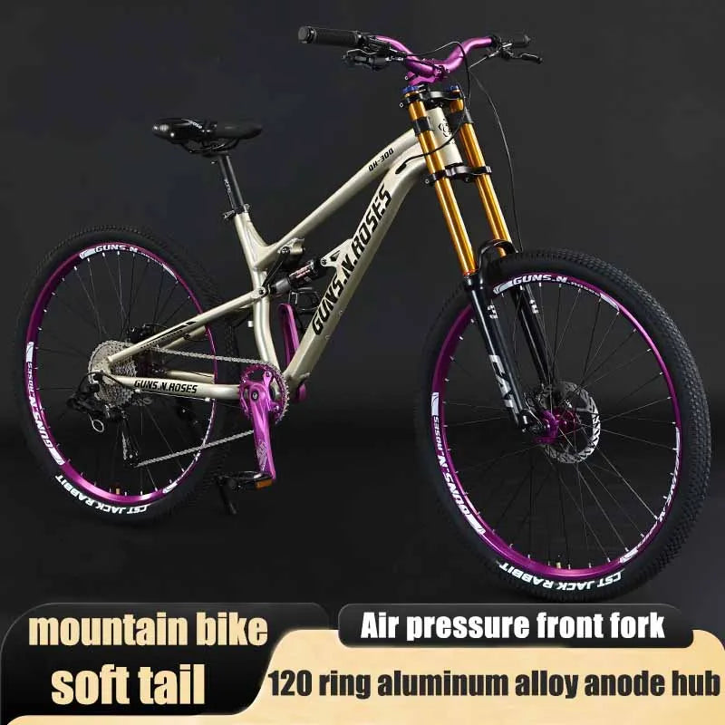 VTT Descente Suspension Souple 27,5 Pouces — 10 Vitesses Suspension Pneumatique Frein Huile