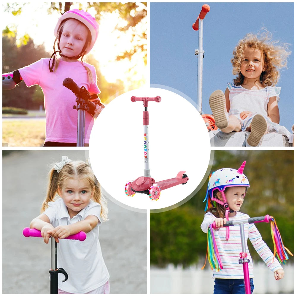 Trottinette Enfant Roues Lumineuses Réglable — 3 à 10 Ans Décontracté