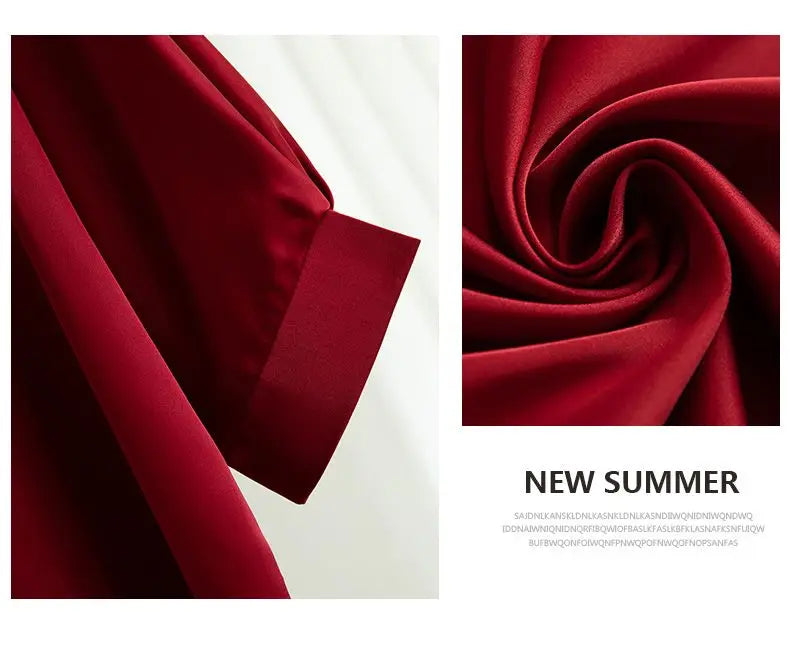Nouveauté 2026 – T-shirt basique en satin de soie à manches courtes pour femme, col rond, coupe décontractée et légère, chemisier ample pour femme