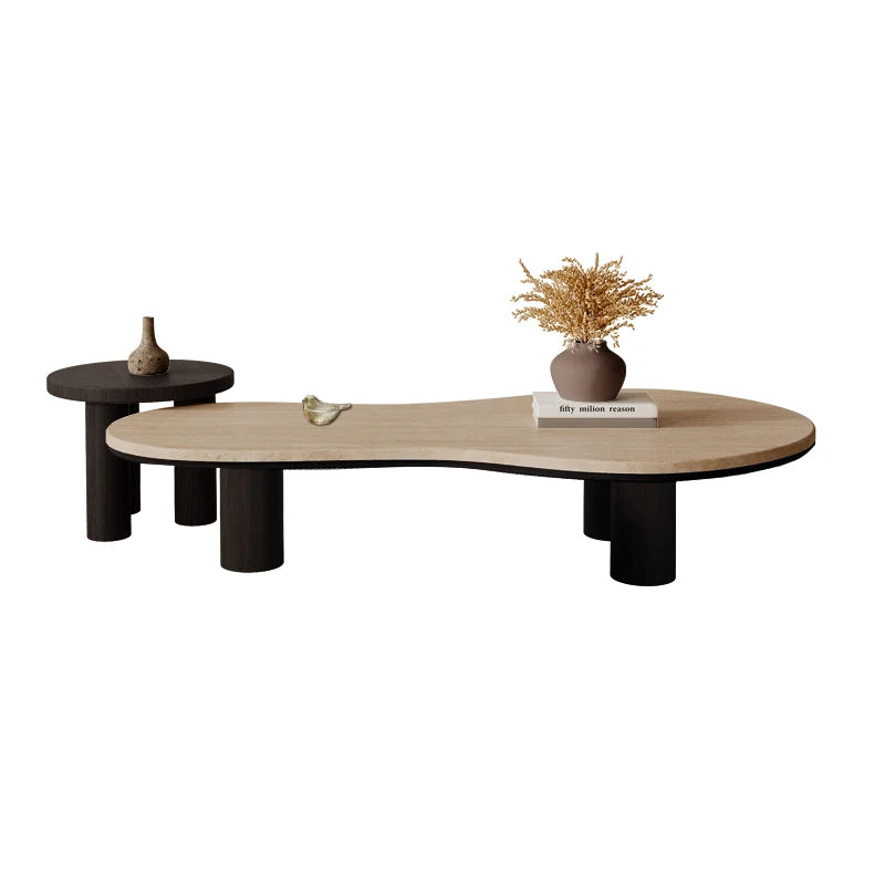 Unique Coffee Table for a trendy eclectic minimalist living room Modern Wabi Sabi Coffee Table Home furniture