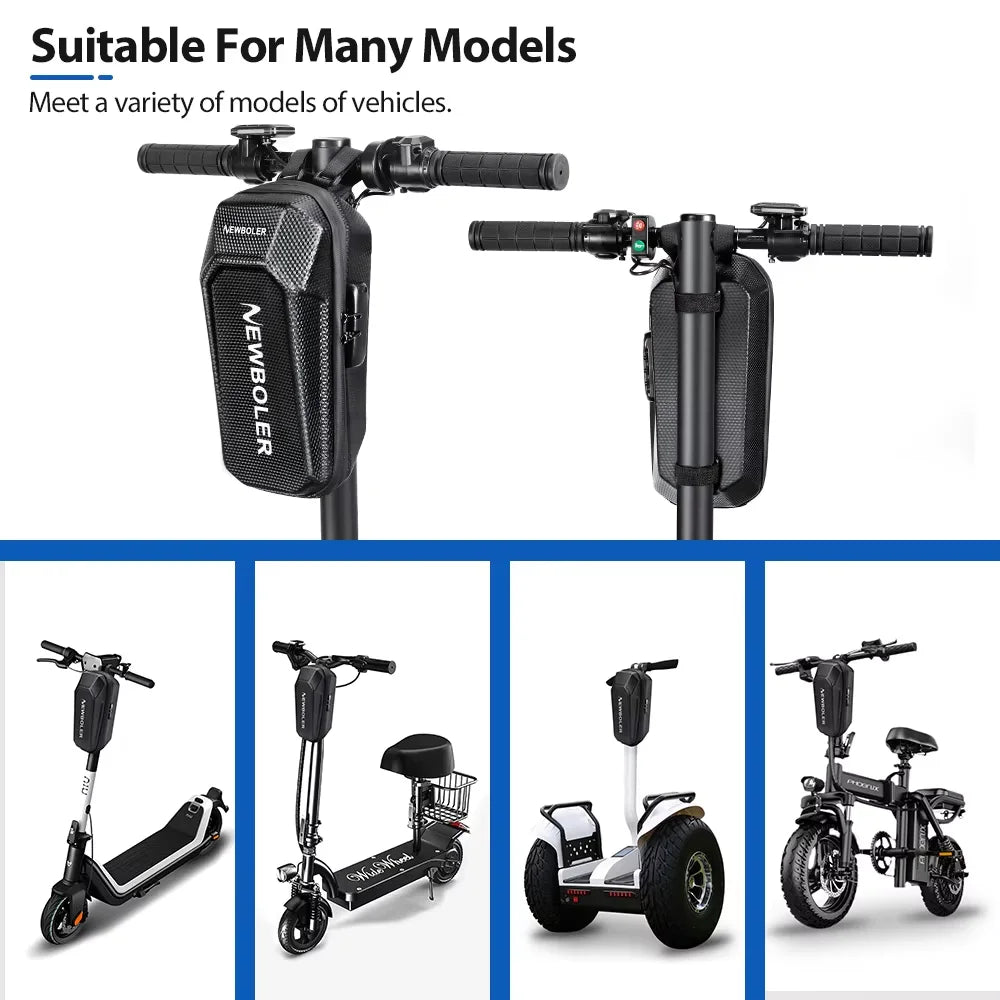 Sac Avant Scooter Électrique 3L/5L — Verrouillage Mot de Passe Étanche EVA