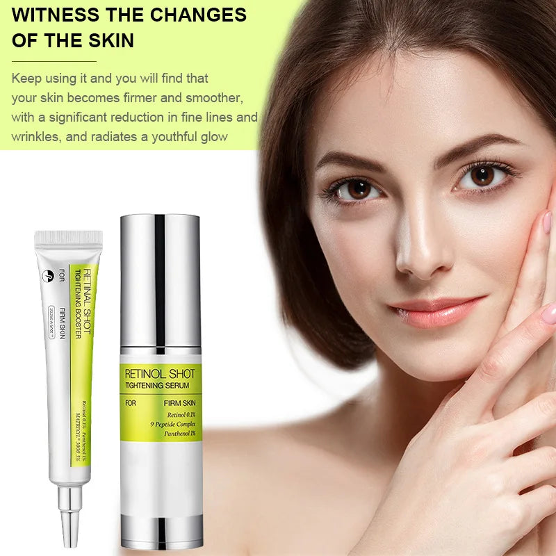 Sérum Rétinol Coréen Raffermissant — Crème Yeux Hydratante Anti-Cernes