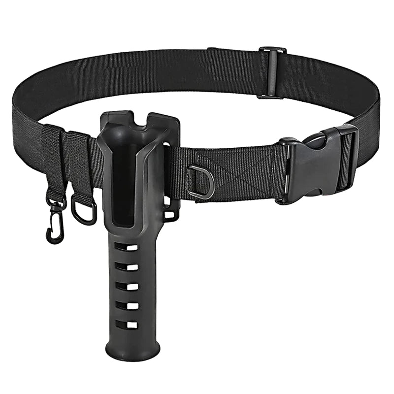 Ceinture de pataugeoire de pêche, support de canne à pêche réglable, ceinture de taille pour filature et coulée, accessoires d'équipement de pêche à la mouche