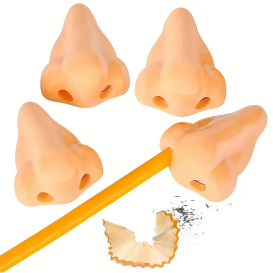Taille-crayon créatif en forme de nez, 1/12 pièces, taille-crayon amusant, fournitures scolaires, prix pour enfants, cadeaux de fête