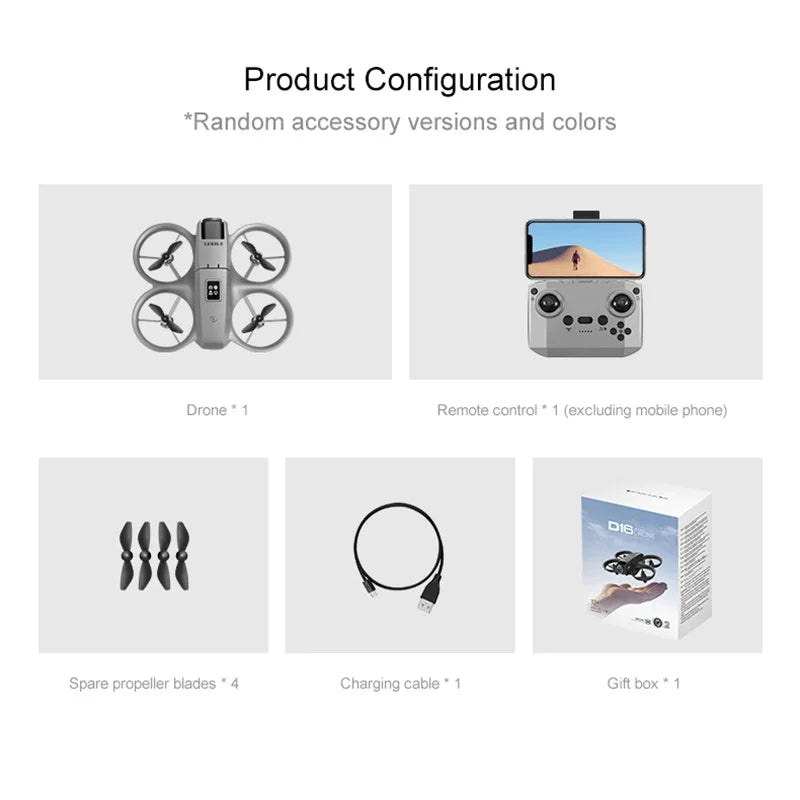 Drone GPS 8K — Double Caméra HD, Évitement Obstacles, Moteur Brushless, Flux Optique