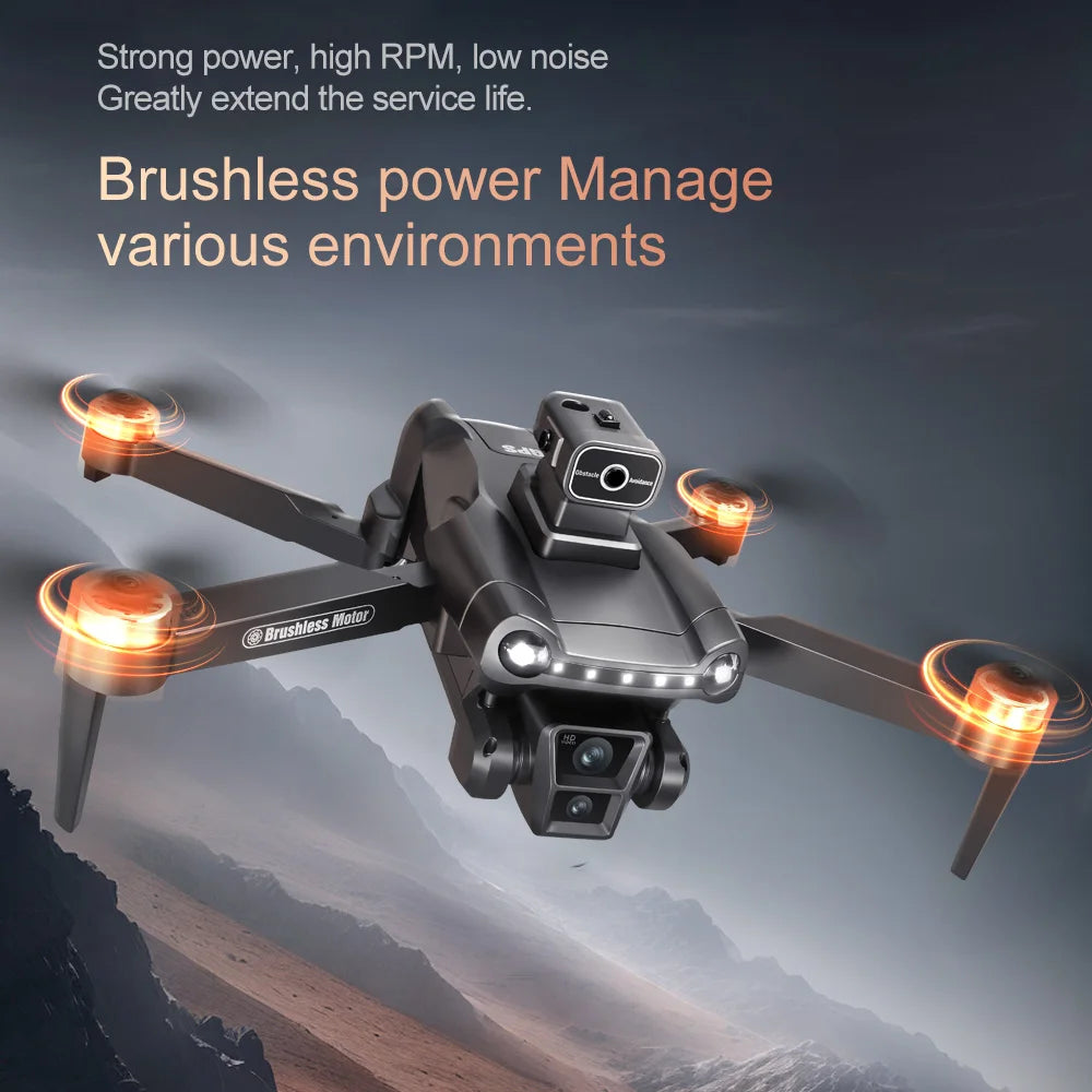 Drone GPS professionnel 4K/8K — double caméra HD, moteur brushless, 5G WiFi FPV, quadricoptère RC