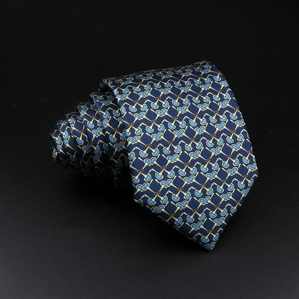 51 Styles Men's Silk Ties Jacquard Striped Plaid Floral Tie Accessories Daily Wear Shirt Suit Necktie Wedding Party Gift