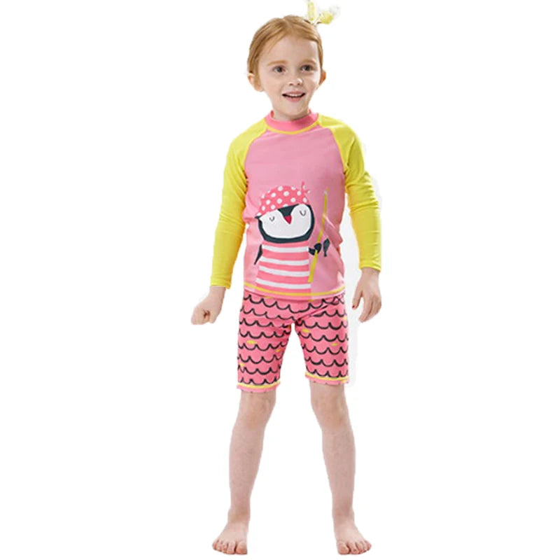 2025 garçons maillot de bain deux pièces ensemble 3 à 4 5 6 7 8 9 10 11 12 ans enfant en bas âge requin imprimé Infantil à manches longues enfants maillots de bain