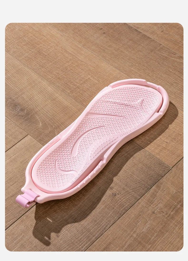 Pantoufles de voyage pliables unisexes, tongs EVA, antidérapantes, pour hôtel, salle de bain, intérieur et extérieur, portables, légères et confortables