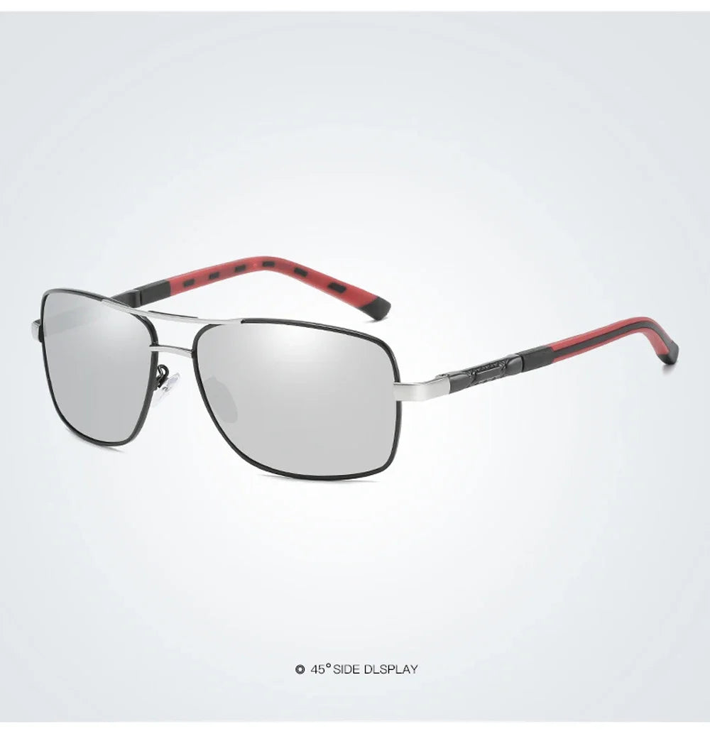 Lunettes de Soleil Femme Polarisées Dégradé — Lentille Carrée, Rétro, Conduite