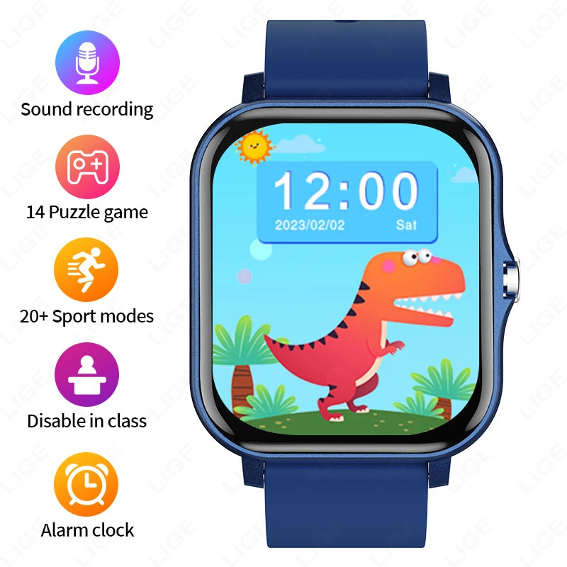 Nuevo reloj inteligente para niños con 20 modos deportivos, podómetro, monitor de sueño, reloj deportivo para niños, regalo de cumpleaños, juguete de regalo para niñas y niños