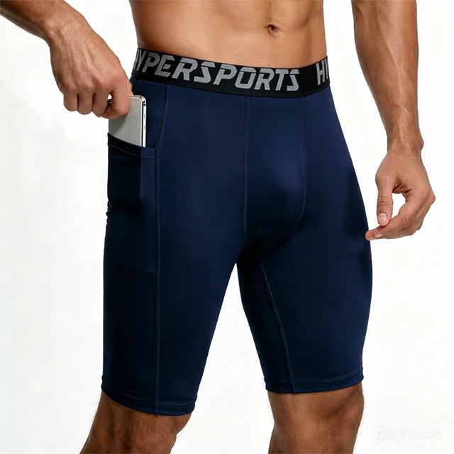 2025 Shorts de Compression hommes vêtements de Sport d'été collants d'entraînement Leggings de Fitness de gymnastique pantalons courts bas de Sport Shorts de course hommes