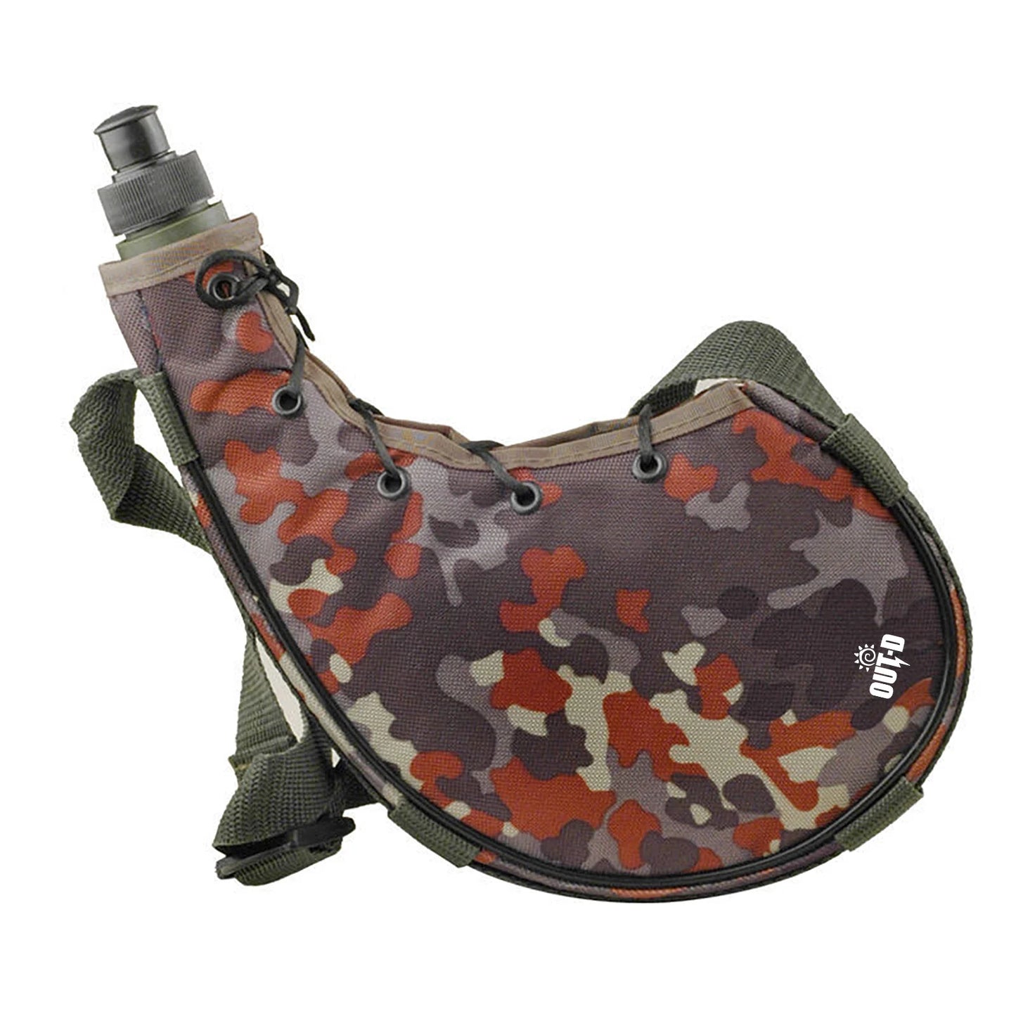Bouteille d'eau extérieure HI avec sangle initiée, bouilloire de sport, randonnée, sac à dos, 800ml