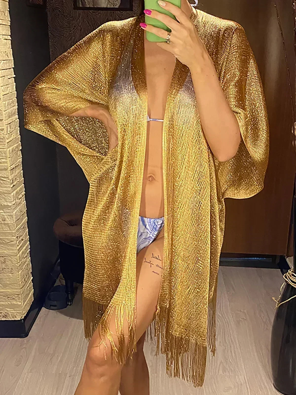 7 couleurs Bikini couvrir gland robe de Plage tuniques maillot de bain maillot de bain femmes brillant couverture Ups pour maillots de bain femmes paréo Plage