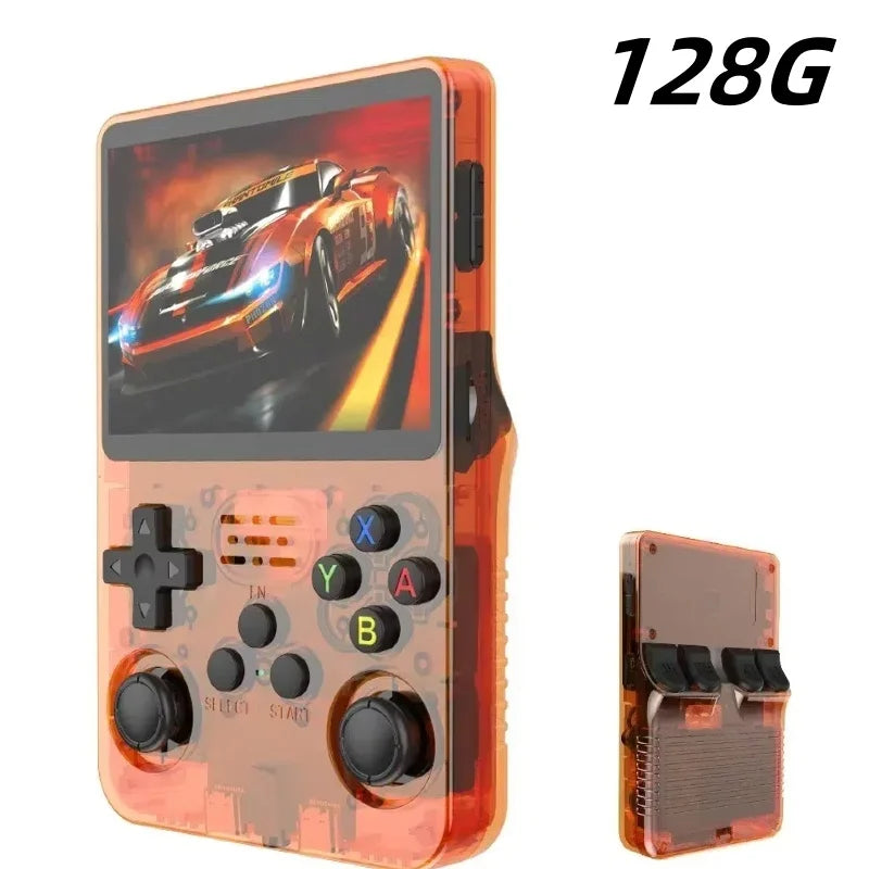 ARKOS - Consola de juegos portátil retro R36S 100 % original, IPS de 3,5 pulgadas, más de 15 000 juegos, reproductor de bolsillo portátil Linux, regalos de regreso a clases