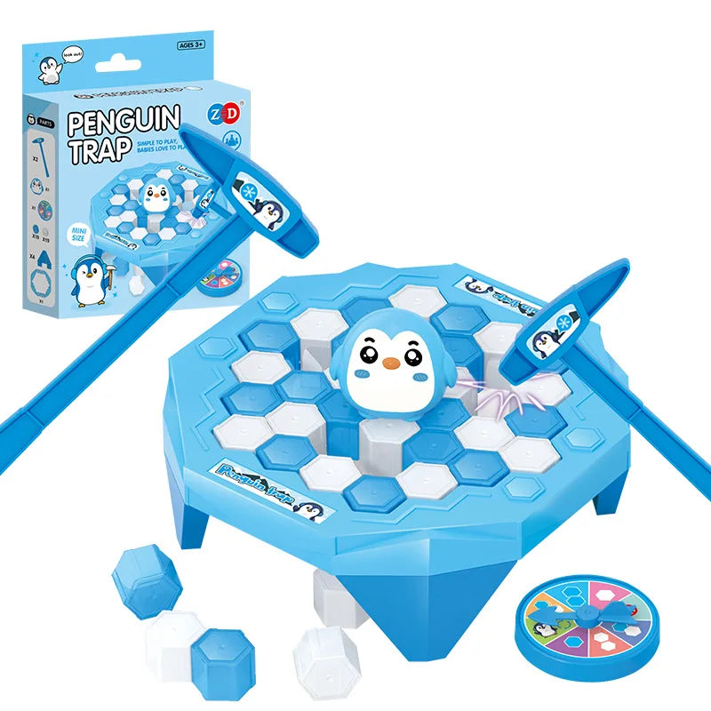 Mini jeu de piège à grenouille pingouin brise-glace, jeu de société interactif Parent-enfant, cadeaux d'anniversaire pour enfants
