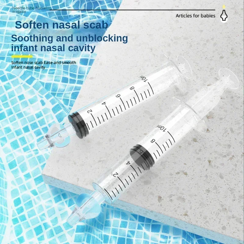 Jeringa de aspiración nasal de silicona para bebés, limpiador antártico para niños, lavador nasal para rinitis, irrigador nasal reutilizable, lavado para niños