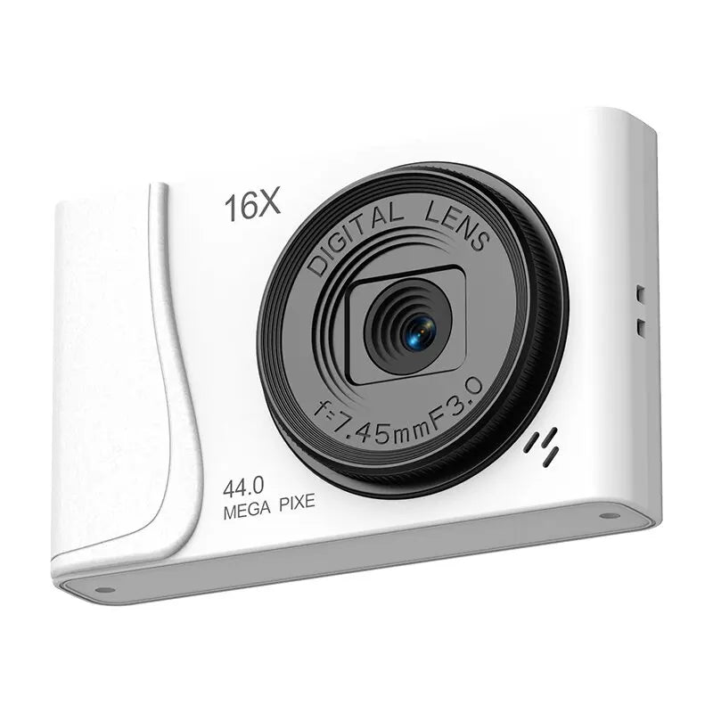 Retro CCD Camcorder 24 Million Pixels, 4K Digital Camera, 16x Zoom, Compact Cameras, Auto Focus for Adults Beginners, Children's Photography