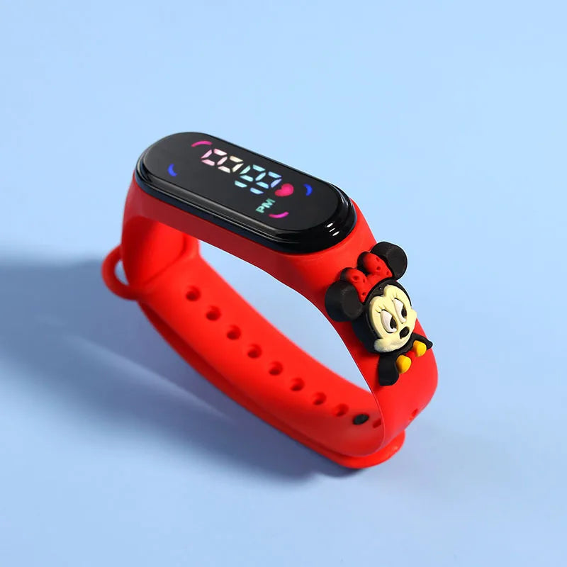 Reloj deportivo impermeable para niños, reloj SpidSuffolk Butter para niñas, pulsera electrónica, reloj táctil LED, de moda