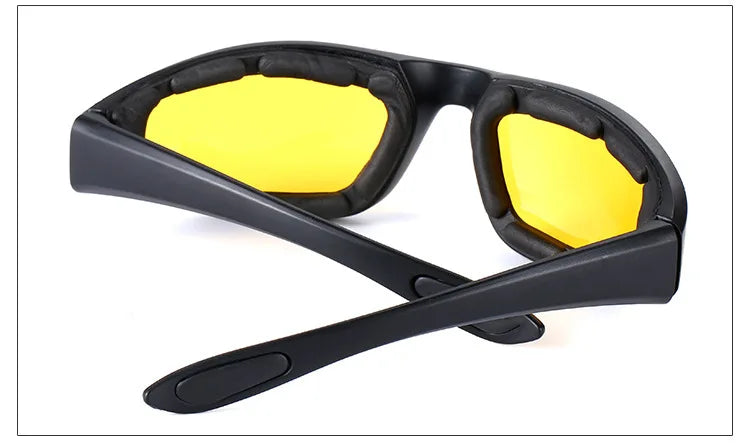 Lunettes de cyclisme en plein air, protection des yeux, lunettes de ski, lunettes de soleil tactiques Cs, lunettes de soleil en éponge de sport bloquez efficacement 1 pièce