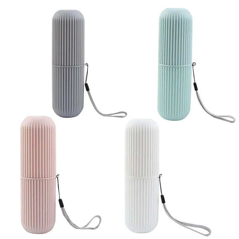 Boite de Rangement Voyage & Camping — Étui Protection Brosse à Dents 1/4 Pièces