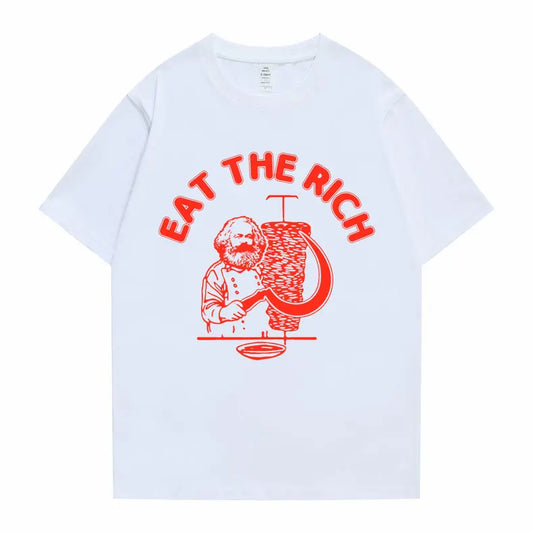 T-shirt humoristique décontracté — graphique, hommes, femmes