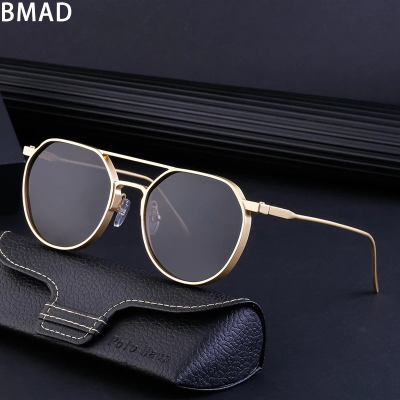 Lunettes de soleil ovales vintage pour hommes — livraison directe, nouveau