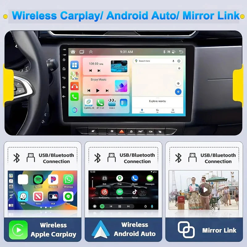 7/9/10 inch Universal Android 13 Car Stereo 64G Android Car Radio 2 Din Car Radio GPS BT Multimedia Center Smart Car Systems