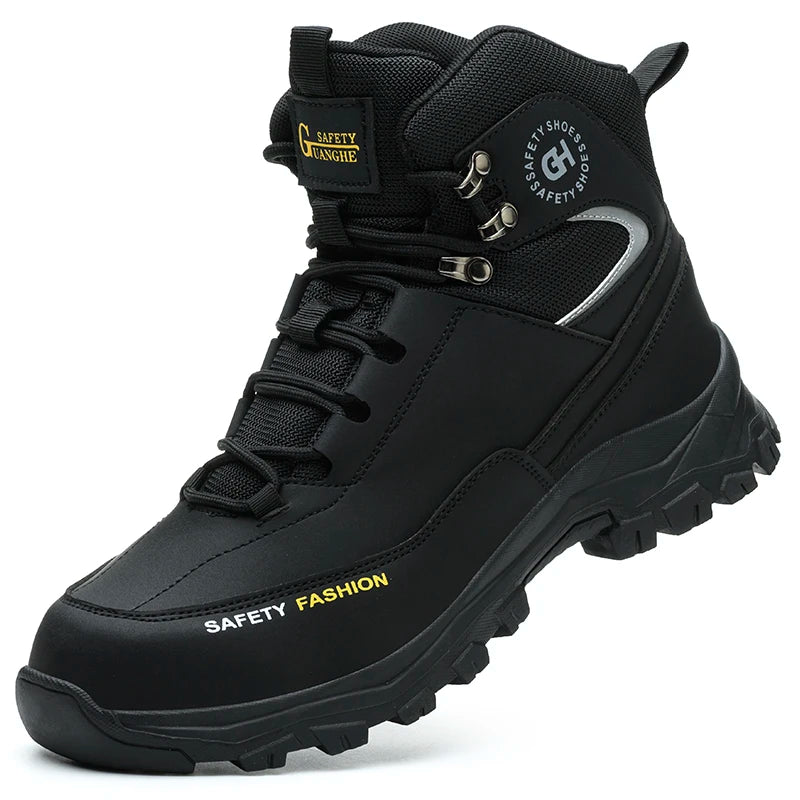 Work Boots Indestructible Safety Shoes Men Steel Toe Shoes Puncture Proof Sneakers Women Non-slip Work Shoes Tactical Boots For Men