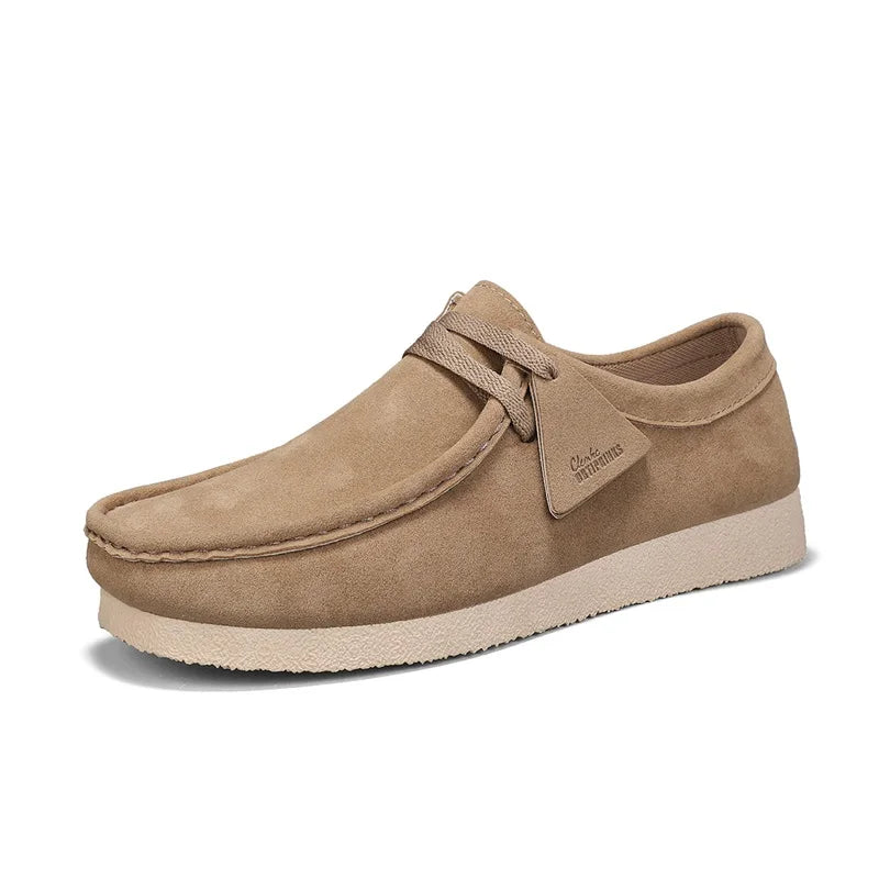 Novedad Zapatos casuales vintage de lujo para hombre, sin cordones, de gamuza, zapatillas de deporte, cómodos para caminar, zapatos náuticos para hombre, calzado masculino