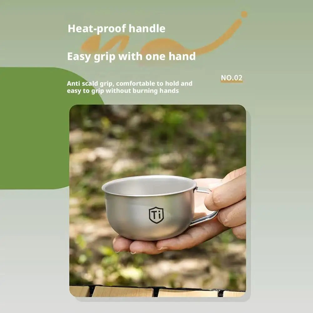 MINI Tasse à eau de camping, tasse à thé et à café portable, équipement de cuisine d'extérieur, tasses de montagne 80/220ml