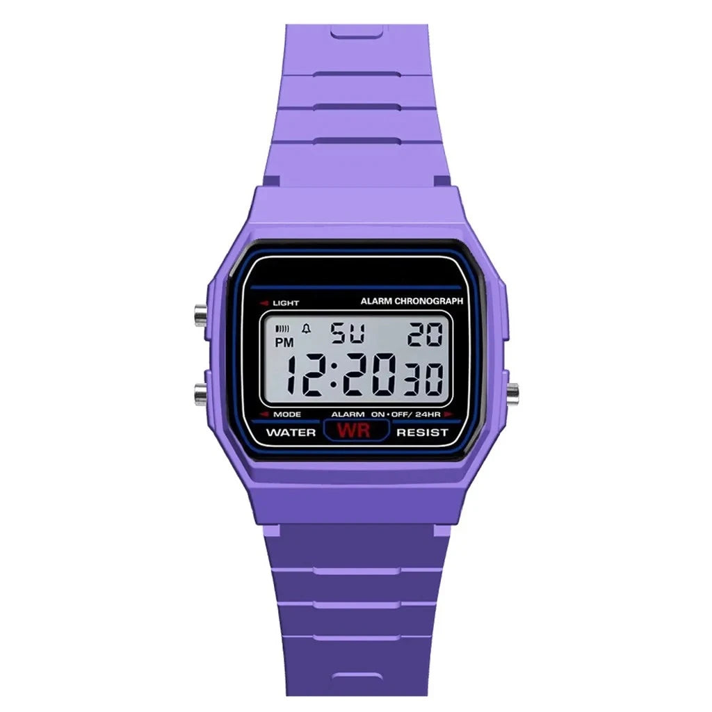 Reloj de pulsera deportivo militar analógico digital de lujo para hombre, resistente al agua, con luz LED, para niños y mujeres, con correa y alarma