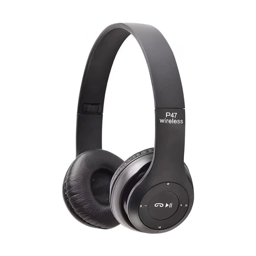 Auriculares TWS inalámbricos Bluetooth 5.3 supraaurales estéreo HIFI con cancelación de ruido para deportes y juegos, reproductor de música con micrófono