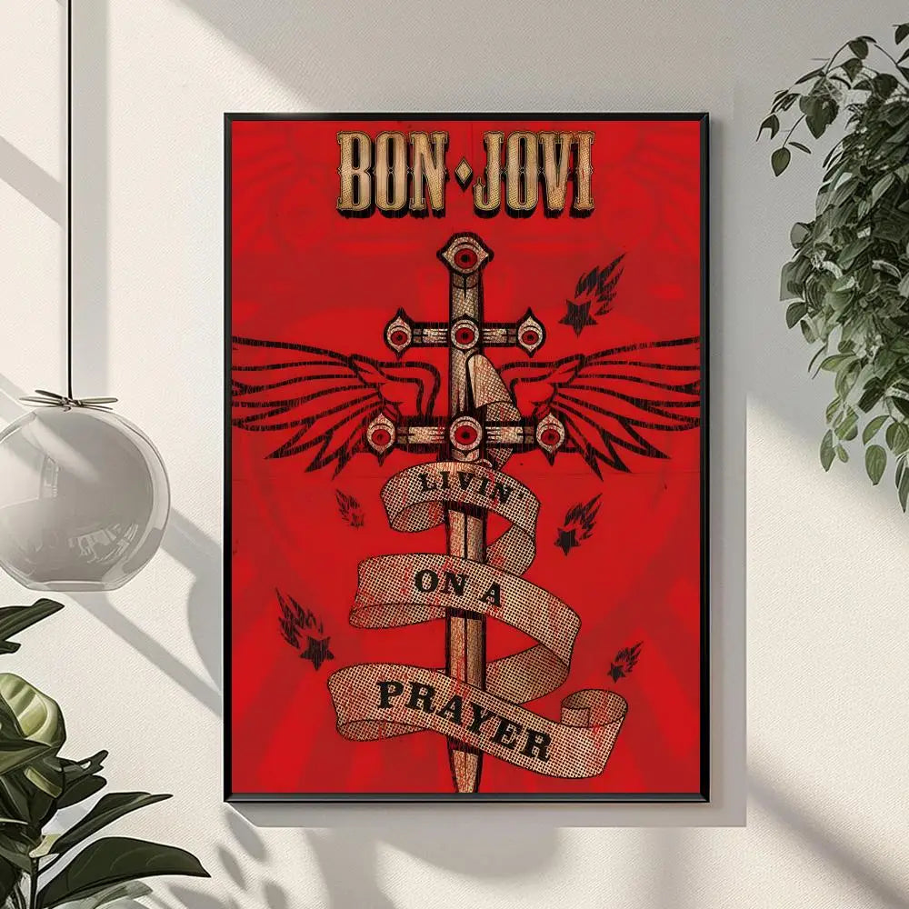 B-Bon J-JoviS regalos de vacaciones decoración diseñada para el hogar Restaurante oficina espacio arte de pared