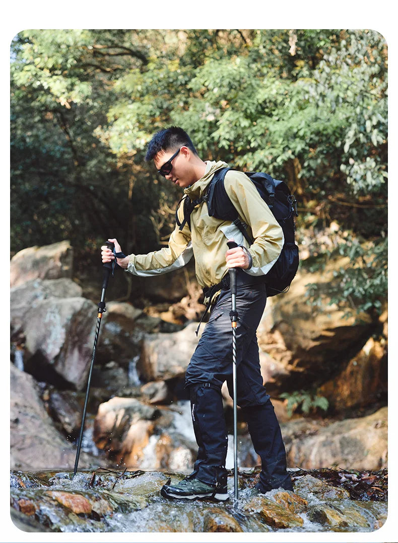 Naturehike – bâtons d'escalade ultralégers, pliables, pour l'extérieur, en Fiber de carbone, à verrouillage rapide