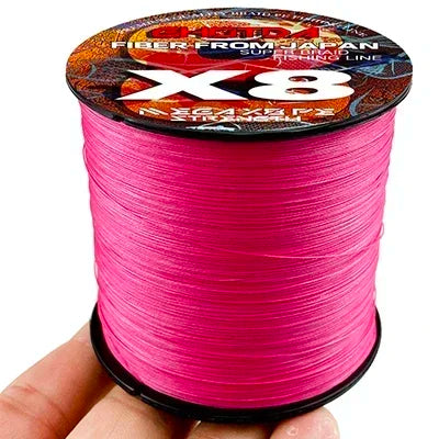 GHOTDA LURE FISH X8 lignes de pêche 300M 100M 8 brins fils tressés Multifilament PE ligne pour carpe cordon de pêche 18LB-78LB lisse