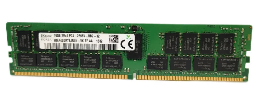 Mémoire serveur SK Hynix DDR4 8 Go 16 Go 2133P 2400T 2666V 1Rx4 2RX4 PC4 2133 MHz 2400 MHz 2666 ECC REG RDIMM X99 RAM 32 Go