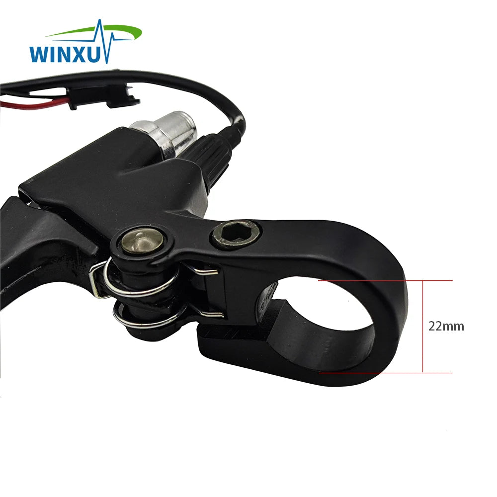 Freno de bicicleta eléctrica, apagado electrónico, nivel alto/bajo, maneta de freno mecánica para patinete eléctrico, bicicleta eléctrica