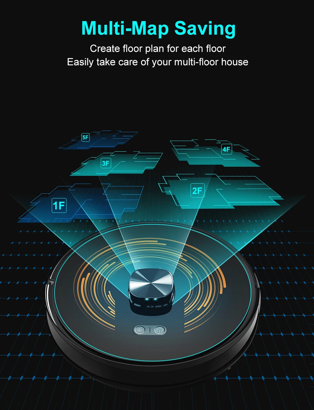 ABIR-Robot aspirador K30, estación de vaciado automático, láser Lidar, succión de 6000 Pa, mapeo multisuperficie, aparato seco compatible con hogar inteligente