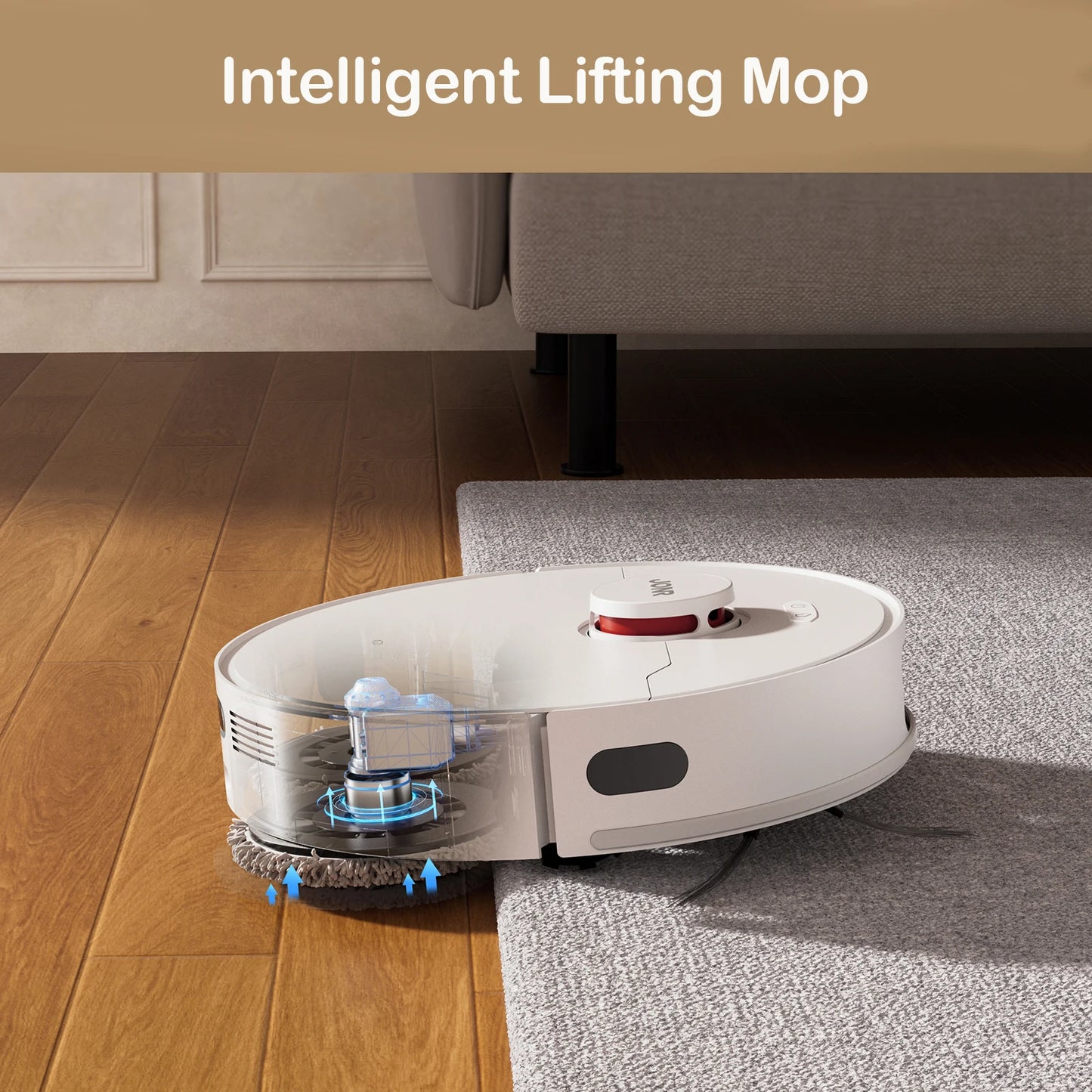 JONR Robot Vacuum Cleaner P20 Pro International Edition Suction Sweeping Mop Drying Automatic Cleaning Dust Collection Water Drainage