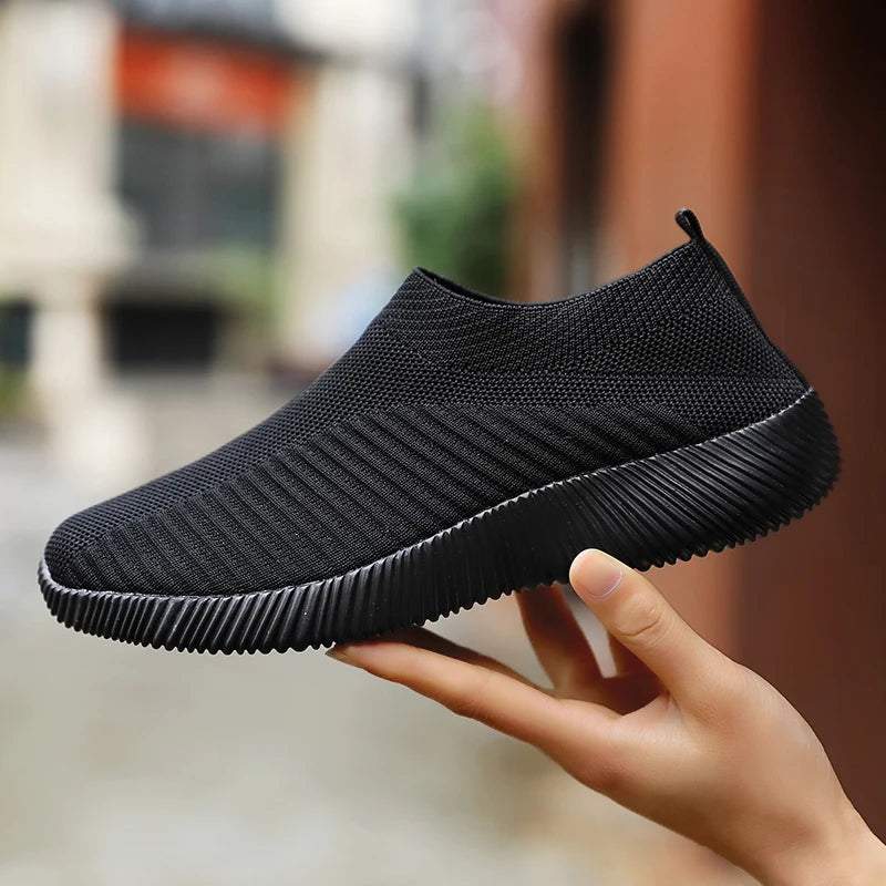 Women's Sneakers Fashion Sock Laceless Women's Sport Sneaker 2025 New Women's Sports Shoes Plus Size Women's Sneakers