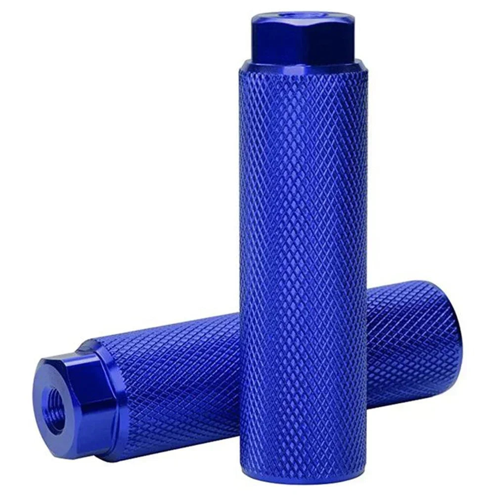 Anti-Slip Aluminum Alloy Bicycle BMX Foot Pegs, Suitable for 3-8 Inch Axles, Non-Slip Footrests