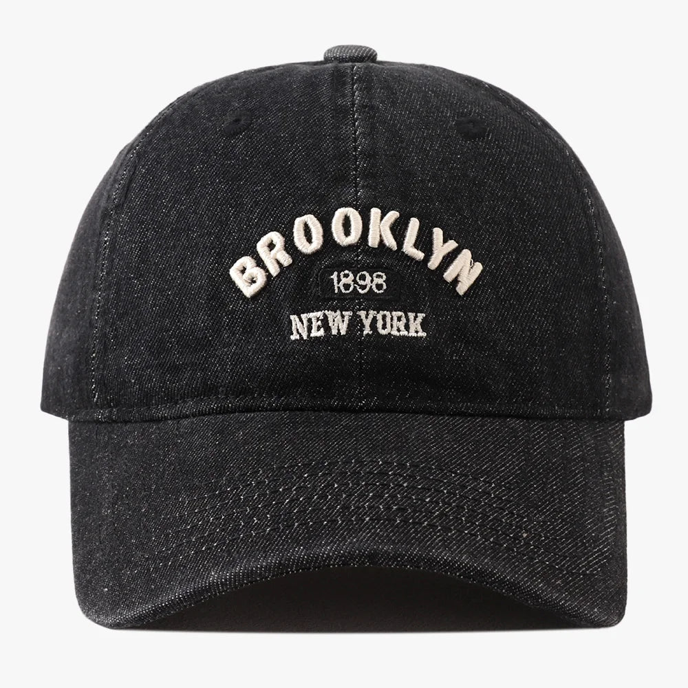 2025 New Vintage Denim Visors Hat Fashion Jean Baseball Cap Unisex Letter Embroidery Hip Hop Snapback Caps Cool Cap