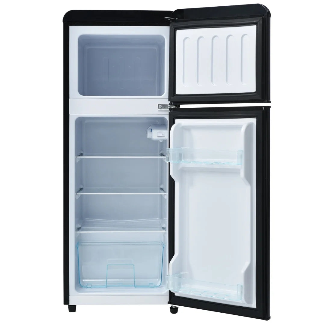 Réfrigérateur-Congélateur Combiné Double Porte — 92 L, 105,5 cm Hauteur, 41 cm Largeur