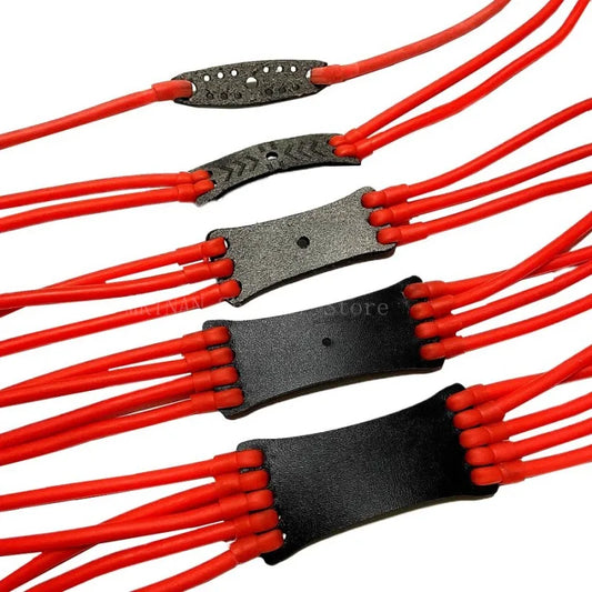 Fronde bande élastique en cuir élastique Latex puissant catapulte remplacement chasse en plein air tir Tube fronde élastique